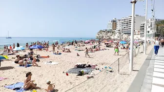 BENIDORM ???????? LEVANTE BEACH APRIL 2022 Costa Blanca SPAIN Walking Tour 4K