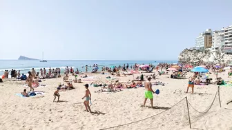 BENIDORM ???????? LEVANTE BEACH APRIL 2022 Costa Blanca SPAIN Walking Tour 4K