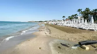 SIDE today PROMENADE and Beach SIDE STAR BEACH  und Park . TURKEY #turkey #side