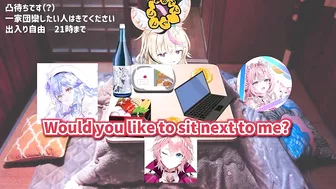 Nene joins Polka's stream while Nene's streaming [Hololive/Eng sub]