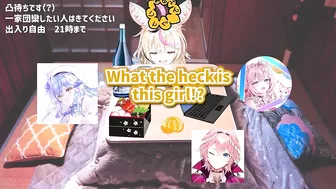 Nene joins Polka's stream while Nene's streaming [Hololive/Eng sub]