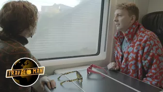 Joe Lycett & Katherine Parkinson's train to Antwerp | Travel Man EXTRA