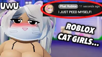 TURNING INTO A ROBLOX CAT GIRL…