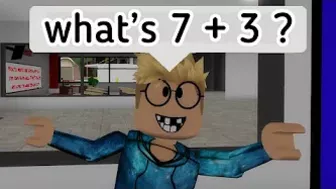 When your MATH is Advanced ???? (ROBLOX) meme