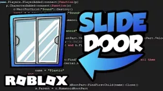 Roblox Studio Model - SLIDE DOOR