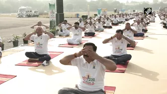 Civil Aviation Ministry organises “Yog Prabha” to encourage Yoga for good health