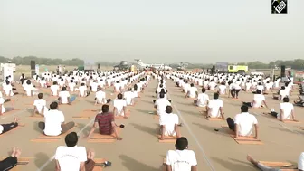 Civil Aviation Ministry organises “Yog Prabha” to encourage Yoga for good health