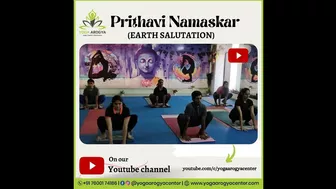 3 मिनट में पृथ्वी नमस्कार कैसे करे? | Earth Salutation  | Yoga Arogya center | SURAT