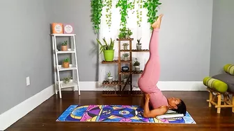 Shoulder stand yoga pose