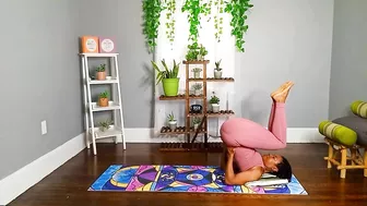 Shoulder stand yoga pose