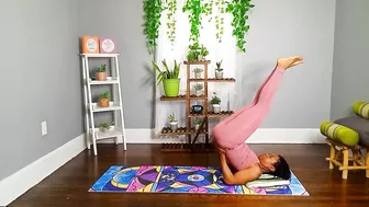 Shoulder stand yoga pose