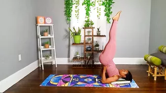 Shoulder stand yoga pose