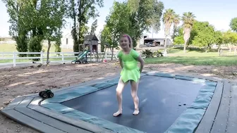 Gymnastics Girl Tumbling Stretching Acro Trampoline Fun and More