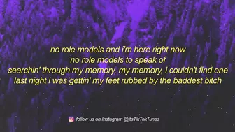 J. Cole - No Role Modelz (TikTok Remix/sped up + reverb) Lyrics | one time for my la sisters