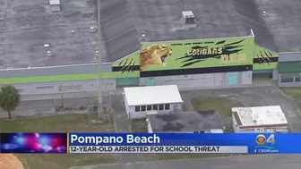 12-Year-Old Pompano Beach Student Accused Of Making School Threat