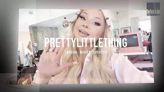 The Cutest!!! Kourtney Kardashian's future stepdaughter Alabama Barker models for PrettyLittleThing