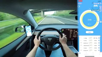 TESLA MODEL Y PERFORMANCE | 0-100 1/4 MILE 100-200 0-250 on AUTOBAHN by AutoTopNL