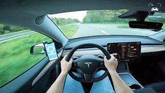 TESLA MODEL Y PERFORMANCE | 0-100 1/4 MILE 100-200 0-250 on AUTOBAHN by AutoTopNL