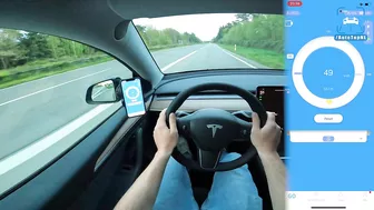 TESLA MODEL Y PERFORMANCE | 0-100 1/4 MILE 100-200 0-250 on AUTOBAHN by AutoTopNL