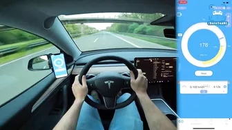 TESLA MODEL Y PERFORMANCE | 0-100 1/4 MILE 100-200 0-250 on AUTOBAHN by AutoTopNL