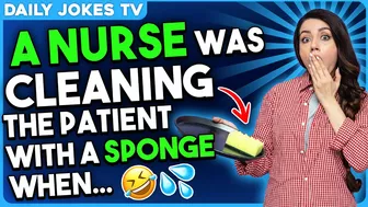 Funny joke : Nurse Cleaning The Patient's Body With a Sponge... ????