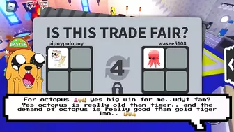 WOAH!???? The biggest win for GOLD TIGER ???? adopt me Roblox