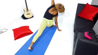 Hot Yoga & Gymnastics at Home - Full body stretching with Achka