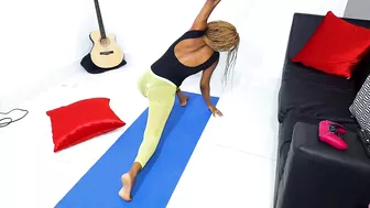 Hot Yoga & Gymnastics at Home - Full body stretching with Achka