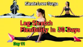 Stretching exercises for flexibility in 30 Days//Side splits खोले 30 दिनों में  #selfdefense