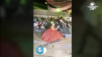 TikTok: chambelanes le bailan sexy a quinceañera, se vuelven virales