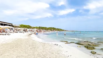 Ibiza Spain Platja de Ses Salines / Travel Guide IBIZA / Beach Walks 4K