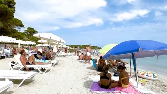 Ibiza Spain Platja de Ses Salines / Travel Guide IBIZA / Beach Walks 4K