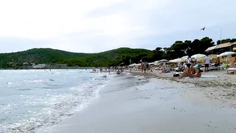 Ibiza Spain Platja de Ses Salines / Travel Guide IBIZA / Beach Walks 4K