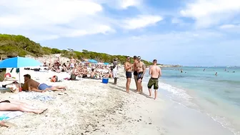 Ibiza Spain Platja de Ses Salines / Travel Guide IBIZA / Beach Walks 4K