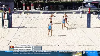 Women's Beach Volleyball: USC 3, UCLA 1 - Highlights 4/28/22