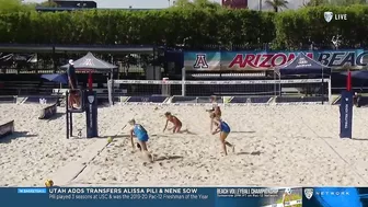 Women's Beach Volleyball: USC 3, UCLA 1 - Highlights 4/28/22