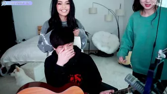 Sykkuno Plays Fuslie's Guitar On Stream