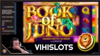 BOOK OF JUNO ★ INSANE BONUS !! ★ VIHISLOTS TWITCH STREAM