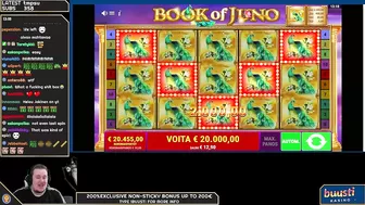 BOOK OF JUNO ★ INSANE BONUS !! ★ VIHISLOTS TWITCH STREAM