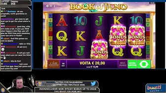 BOOK OF JUNO ★ INSANE BONUS !! ★ VIHISLOTS TWITCH STREAM