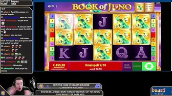 BOOK OF JUNO ★ INSANE BONUS !! ★ VIHISLOTS TWITCH STREAM