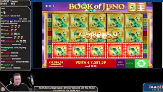 BOOK OF JUNO ★ INSANE BONUS !! ★ VIHISLOTS TWITCH STREAM