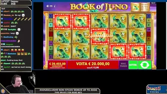 BOOK OF JUNO ★ INSANE BONUS !! ★ VIHISLOTS TWITCH STREAM