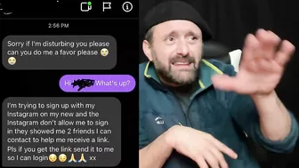 Instagram Scam: Scammer Pretending To Be Deaf.