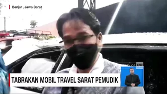 Tabrakan Mobil Travel Sarat Pemudik