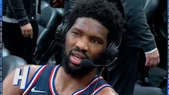 Joel Embiid Talks Game 6 Win vs Raptors, Postgame Interview ????