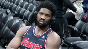 Joel Embiid Talks Game 6 Win vs Raptors, Postgame Interview ????