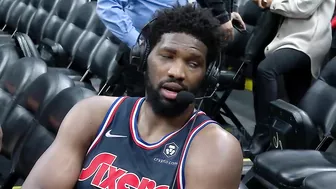 Joel Embiid Talks Game 6 Win vs Raptors, Postgame Interview ????