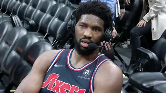 Joel Embiid Talks Game 6 Win vs Raptors, Postgame Interview ????