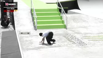 DAIKI IKEDA 2 Run Skateboard qualify X Games Chiba 2022